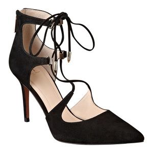 Marc Fisher Toni suede lace up heels - 8 1/2